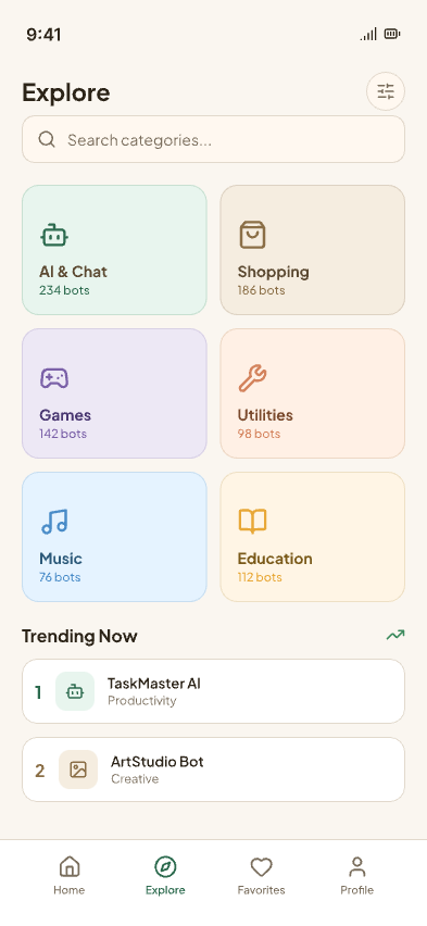 BotHub: Telegram mini-app marketplace screenshot 1