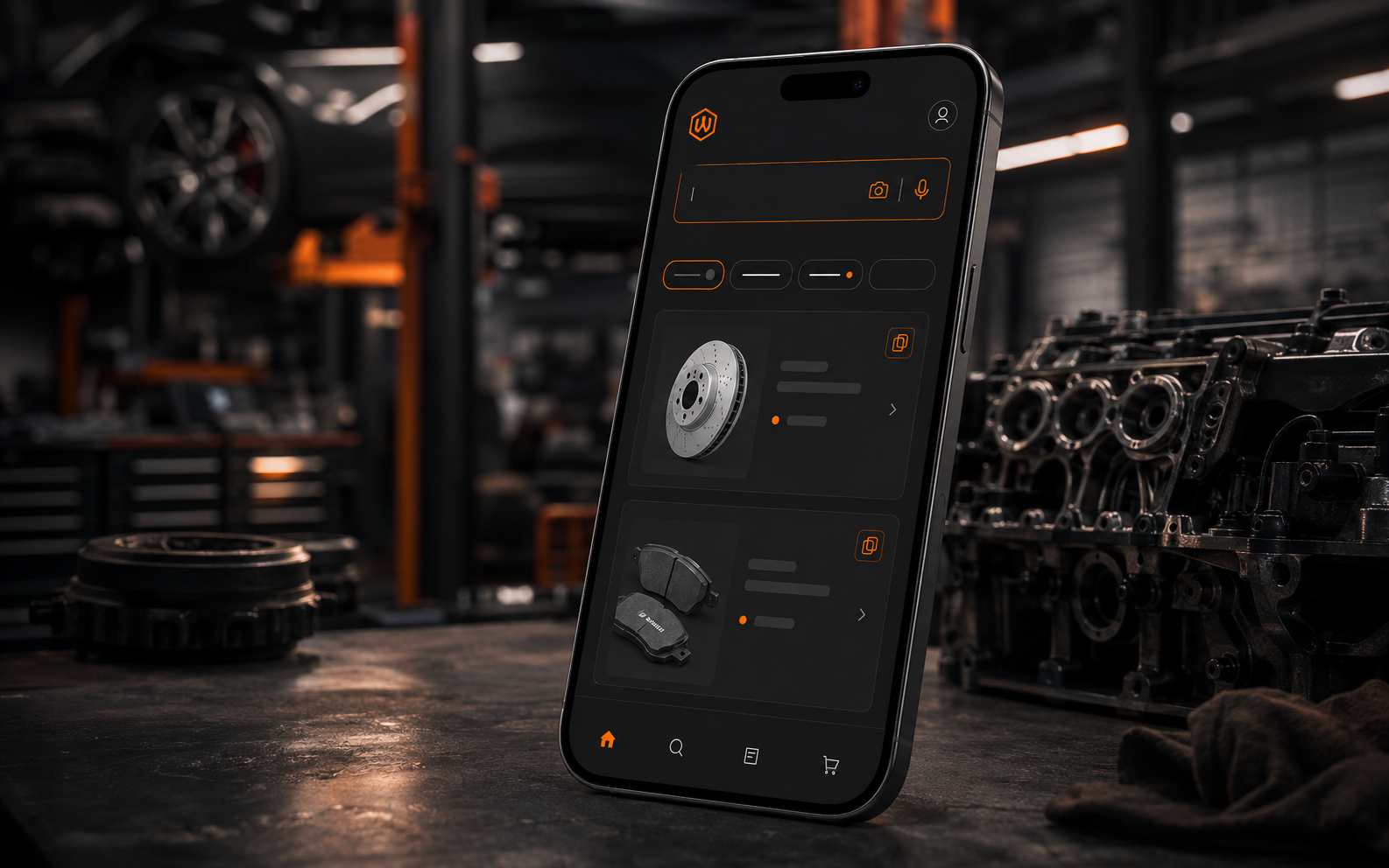 Werkstatt Pro: AI parts catalog in a Telegram Mini App preview